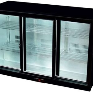 Botellero Expositor Contramostrador 3 puertas correderas de 1350 x520 x900h mm PEKIN BB-3S