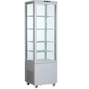 Expositor Refrigerado 4 Caras 238 litros Blanco de 515x485x1715h mm Línea Pekín XC238L-B