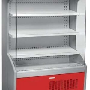 Mural Refrigerado Expositor 4 Estantes Fondo 700 de 1017 x700 x1998h mm AVEIRO MPL100-R color rojo. 130kg.