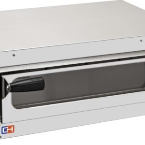 Horno Eléctrico de Pizza Compacto 1 pizza diámetro 35 cm AVEIRO FP20PV con puerta de cristal