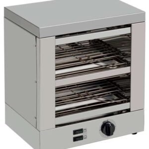 Tostador 2 pisos Slim Line resistencias de cuarzo con temporizador 1800W TE2T
