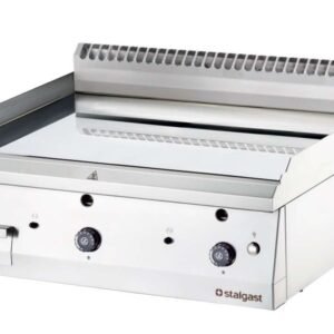 Fry top a gas Cromo Duro sobremesa placa lisa 400x700x250h mm 6,5Kw Línea Varsovia