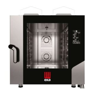 Horno a gas convección MILLENIAL BLACK MASK Pastelería/Panadería 6 bandejas 600x400 mm MKF664GBM Línea Padova