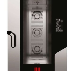 Horno a gas convección MILLENIAL BLACK MASK Gastronomía 11 bandejas GN1/1 MKF1111GBM Línea Padova