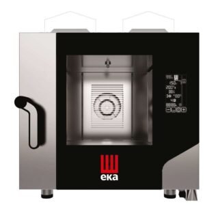 Horno a gas convección MILLENIAL BLACK MASK Gastronomía 5 bandejas GN1/1 MKF511GBM Línea Padova