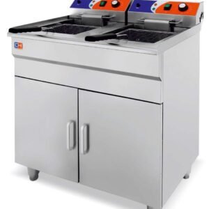 Freidora Eléctrica 14+14 litros CON MUEBLE de 740x550 x910h mm PEKIN EF-162VC