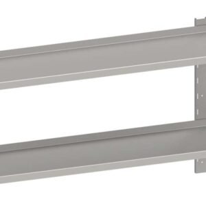 Estante de pared Doble acero inoxidable AISI 201 1200x300x660 mm ED123 Línea Varsovia (951773120)
