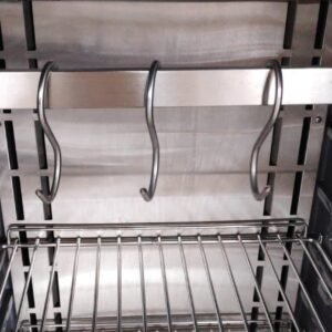 Barra carnicera y Ganchos de acero inoxidable para MC1000