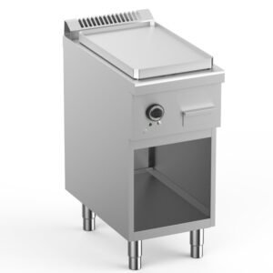 Frytop Eléctrico Acero Rectificado 40 cm con Mueble Potencia 4kW ELFTE74ALF START LINE