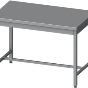 Mesa Central acero inoxidable AISI 201 sin estante 2000x700x850 mm MC207S Línea Varsovia-48 Kg (950087200)
