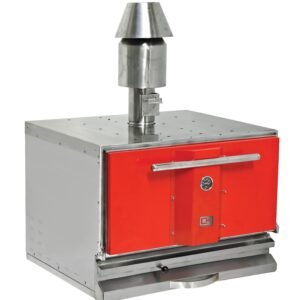 Horno de Brasa Profesional Color Rojo Parrilla 560x524 mm Línea Estambul EMPPKF40K