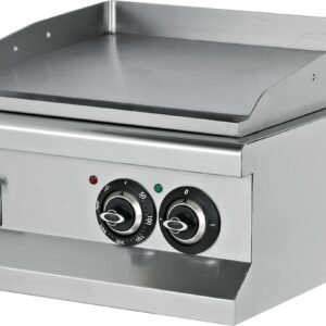 Fry tops Eléctrico sobremesa liso acero rectificado 12 mm 7,2 kW 600x635x285h mm EMP6IE020 Línea 600 Estambul