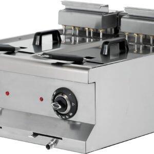 Freidora eléctrica sobremesa 2x10 litros 2x7,2 kW 600x635x285h mm EMP6FE020 Línea 600 Estambul