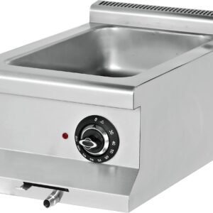 Baño María Capacidad 1-GN2/3 + 2-GN1/6 (no incluidas) 1,5 kW 400x635x285h mm EMP6SE010 Línea 600 Estambul