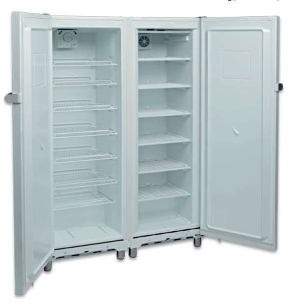 Armario Snack Refrigerados y Congelados 700 litros 2 Puertas Lacado Blanco de 1220 x650 x1820h mm AVEIRO KITCF350PRO