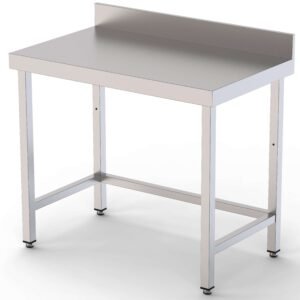Mesa de Trabajo Acero inoxidable Mural Sin Estante 2200x900x850h mm WTW190220S0