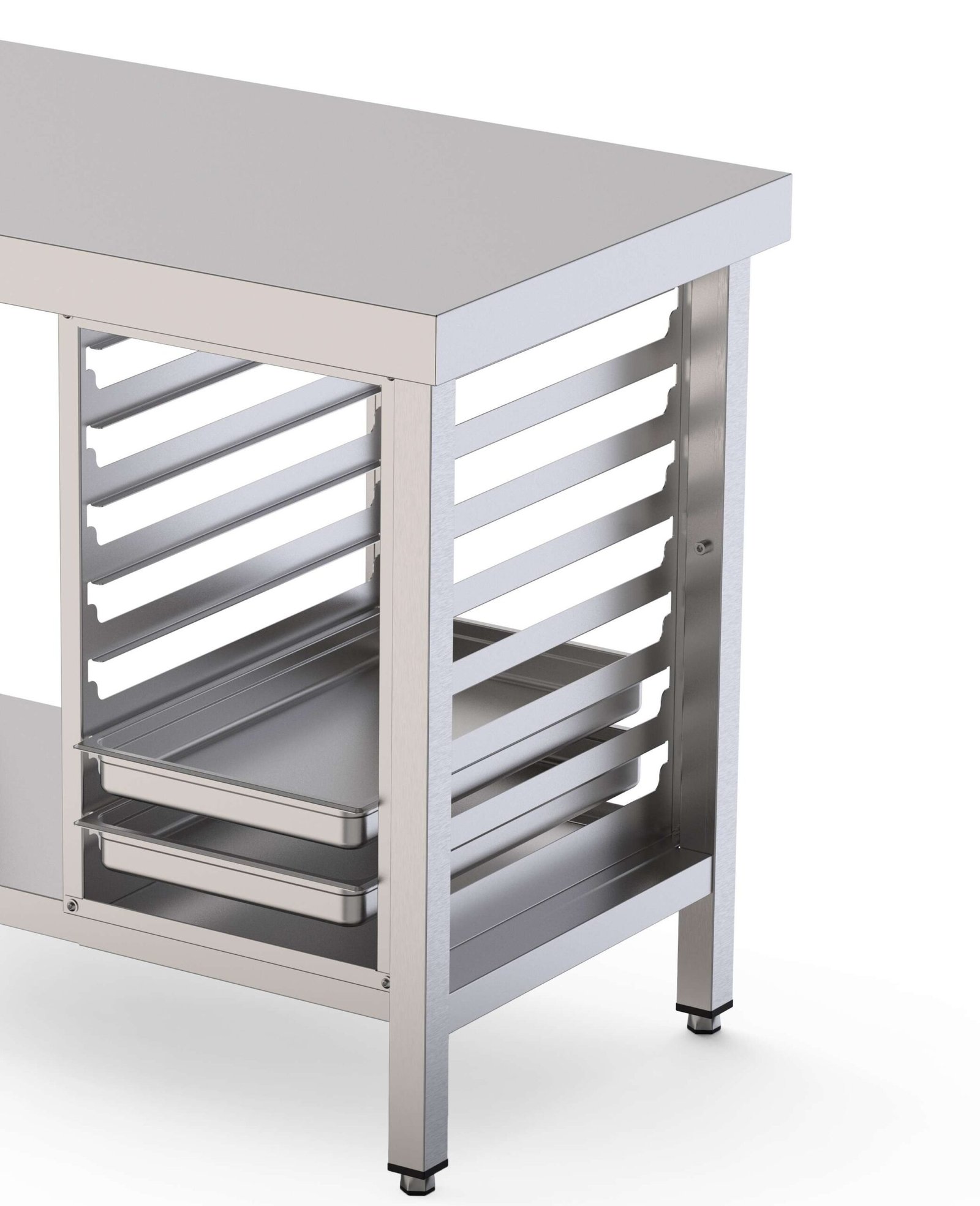 Módulo Acero Inoxidable Para 8 Bandejas 600x400 mm 658x512x597h mm WTA436659BK