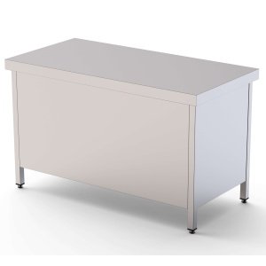 Plafón de Acero Inoxidable Trasero Con Fondo 800 mm WTA000800BP