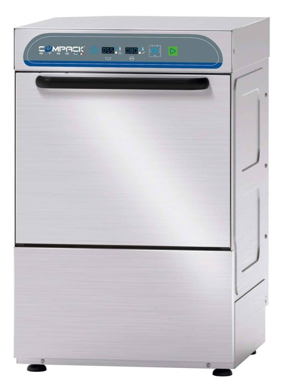 Lavavajillas Industrial Control Digital Cesta de 40X40cm PADOVA X29E