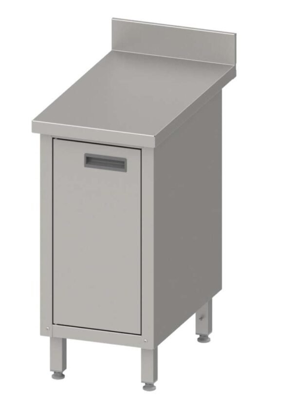 Mesa Mural acero inoxidable AISI 201 con puertas batientes 600x700x850 mm MMPB067 Línea Varsovia (950147060)