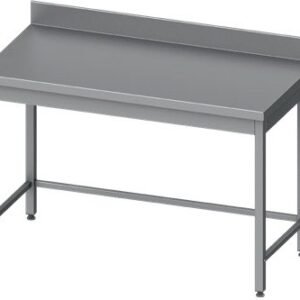 Mesa Mural acero inoxidable AISI 201 sin estante 1000x600x850 mm MM106S Línea Varsovia-24 Kg (950026100)