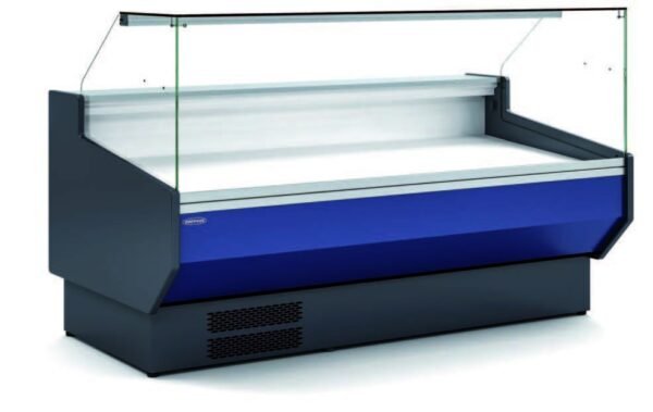Vitrina Refrigerada Cristal Recto Fondo 1100 dim.2025x1100x1235h mm Línea Córdoba VED-10-20-R-TF
