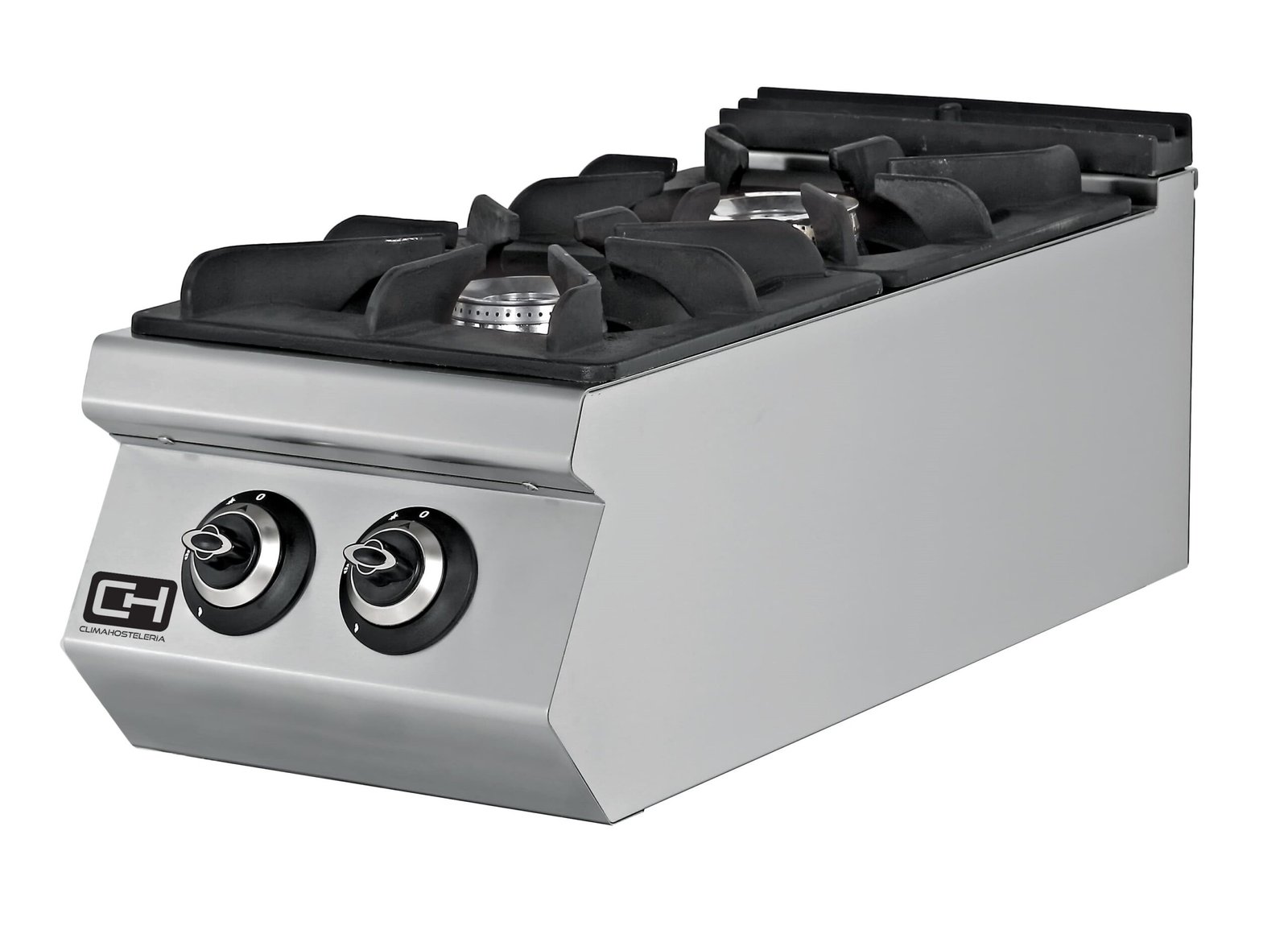 Cocina a Gas Sobremesa 2 fuegos 2 x 7,15 kW 400x730x300h mm EMPPLS7KG010 Línea 700 Estambul