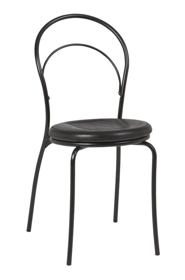 Silla Interior Armazón Plastificado Negro y Asiento Espuma Integral CORA ESP