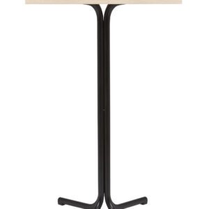 Mesa Alta Interior Armazón Plastificado Negro con Tablero de Melamina Acacia 60x60 cm TRUJILLO ACA