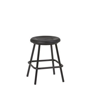 Banqueta Armazón Plastificado Negro con Asiento Espuma Integral MIAMI ESP