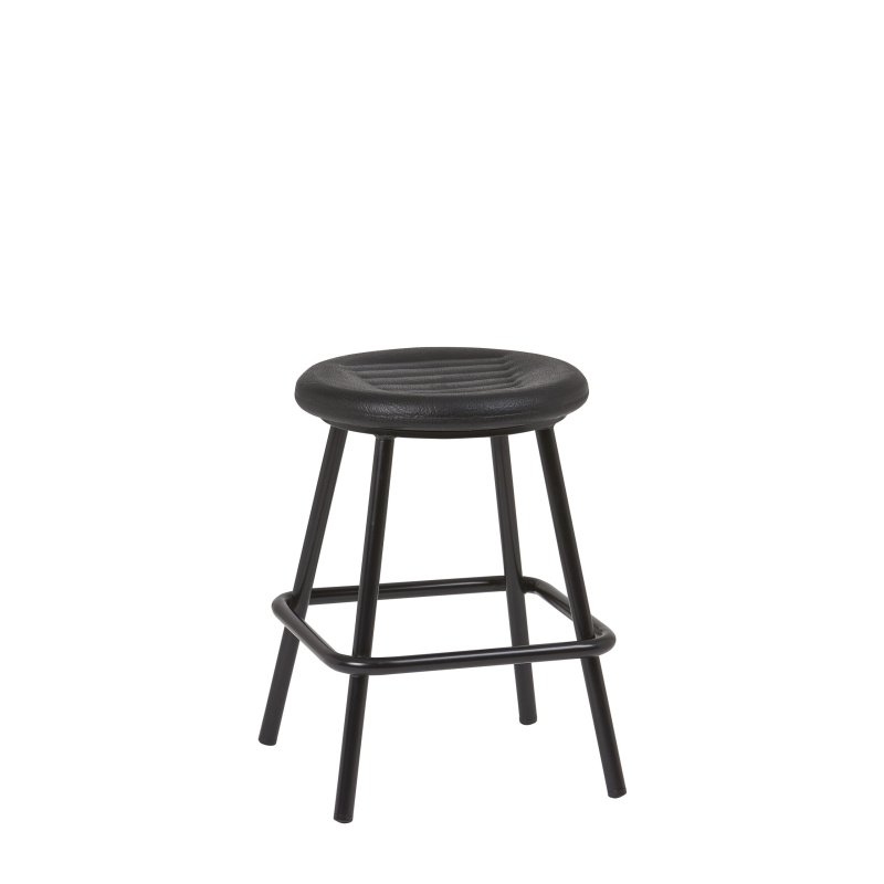 Banqueta Armazón Plastificado Negro con Asiento Espuma Integral MIAMI ESP
