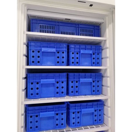 Armario Congelados GN2/1 con 12 Cajones Acero Inoxidable 600 litros de 775x750x1850h mm PEKÍN DF600SS-C - Imagen 4